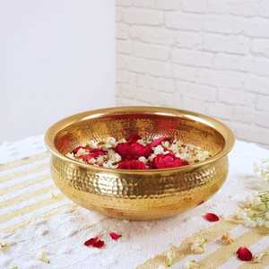 Accessoires de table en métal Urli Diya, lot de bols Diya pour la décoration intérieure, idéal pour la décoration de la maison à l'occasion de Diwali - Product Image 5