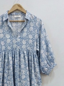 Vestido Midi de Algodón con Estampado Floral Vintage, Estilo Boho, Ligero, Informal, para Verano - Product Image 3