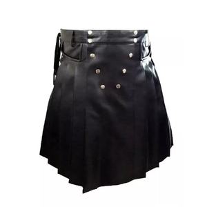 Conception personnalisée professionnelle, unisexe, cuir de haute qualité, acier inoxydable, kilt, logo personnalisé, utilisation en extérieur, tendance actuelle, dernière nouveauté - Product Image 2