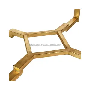Brasero rustique en métal avec support trépied pour chauffage extérieur, table console de luxe en métal, fabriqué par Zahid Exports - Product Image 3