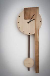 Horloge murale artisanale en bois Art Déco, étanche, pour la décoration de la maison - Product Image 5