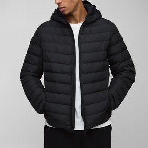 Chaqueta de Plumón Corta Ligera de Moda con Capucha para Hombre, Tallas Grandes, con Logotipo Personalizado, Nueva, en Oferta Online - Product Image 2