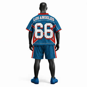 Maillot de football américain personnalisé avec nom et numéro, style Drift, en maille argentée, blanche et noire, à manches courtes, 100 % polyester respirant - Product Image 5