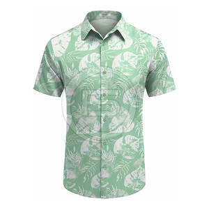 Camiseta Hawaiana de Verano, Camiseta Hawaiana Personalizada con Logotipo Personalizado, Camiseta Hawaiana de Marca Privada en Venta - Product Image 5