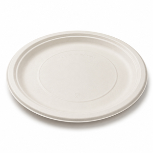 Assiette jetable en papier de 12 pouces, robuste, biodégradable, style kraft à paroi simple, pour la restauration, les plats à emporter, les mariages et les fêtes - Product Image 2