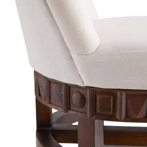 Silla de Comedor Contemporánea sin Brazos, Estructura de Aluminio, Cojín Impermeable de Secado Rápido para Villas, Terrazas de Hoteles, Salas de Descanso en Azoteas - Product Image 6