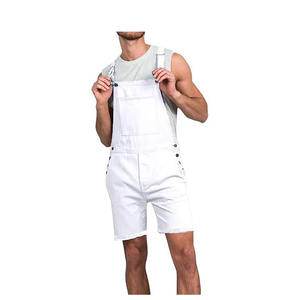 กางเกงยีนส์ขาสั้นสีฟ้าอ่อนฟอกสีแบบทำเอง แต่งขาดทั้งตัว ปักโลโก้ตามสั่ง ขอบดิบ กางเกงขาสั้นผู้ชาย - Product Image 1