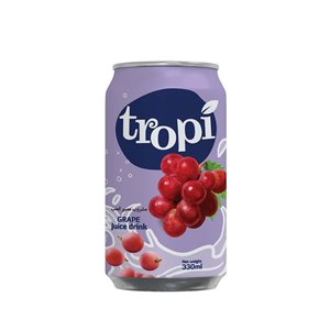 Tropi Juice Drink 330ml Aluminum Short Can 100% Fruit Puree Flavored Low-Fat Sterilized <b>Fresh</b>-Squeezed 5 Brix Water Melon Mango - Product Image 3