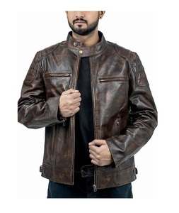 Personnalisez votre veste en cuir à manches longues pour homme, conçue pour le style et l'accessibilité, idéale pour toutes les occasions, sur mesure et de qualité supérieure. - Product Image 1