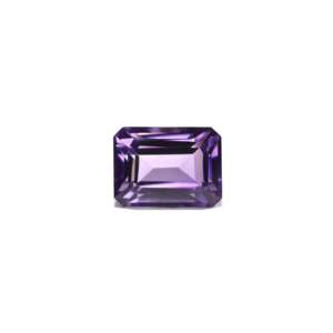 Emerald Cut Amethyst Loose Gemstone 11.1 Carat for Fine Jewelry - Product Image 1