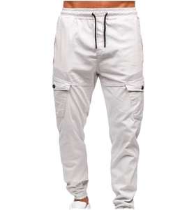 Pantaloni Casual da Donna Classici a Vita Alta e Gamba Dritta con Elastico in Vita, 100% Cotone Felpato - Product Image 3