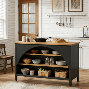 <b>Kitchen</b> <b>Storage</b> Cabinet for Organization and Presentation <b>Kitchen</b> Island with Stylish Design - Product Image 1
