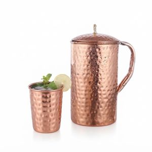 Mug à Moscow Mule en cuivre martelé, en cuivre massif pur, avec poignée, pour bar et cuisine, vente en gros - Product Image 6