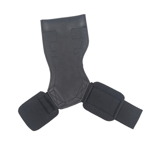 Agarraderas de Cuero para Manos con Soporte para Muñeca, Correa Ajustable de Velcro para Ejercicios de Dedos, Agarraderas para Entrenamiento en Gimnasio - Product Image 3