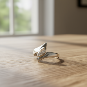 Designer 2.9 Grams <b>Crystal</b> <b>Ring</b> - Product Image 3