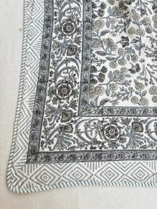 100% Cotton Hand <b>Block</b> Printed Single <b>Bed</b> Dohar Artisan Made Handmade Traditional Hand Crafted 100% Cotton Reversible Dohar - Product Image 3