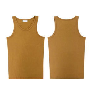 <b>Men's</b> Casual <b>Crop</b> <b>Top</b> Mesh Tank <b>Top</b> Gym Singlets Summer Wear High Quality 100% Cotton Customizable Sleeveless Bre - Product Image 6