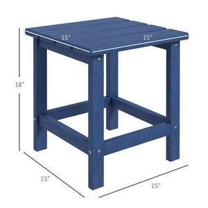 Tavolino da Caffè a 2 Livelli per Esterni - Opzione Resistente ed Elegante per Patio o Giardino - Product Image 2