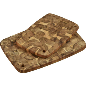 Ensemble de 3 planches à découper en bois d'acacia de qualité supérieure pour viande, légumes, fromage et service, prix usine - Product Image 4