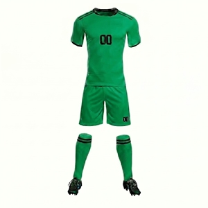 Uniforme de football unisexe respirant, séchage rapide, léger, évacuation de l'humidité, design personnalisé, matière 100% polyester - Product Image 5