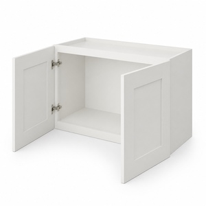 Modern Kitchen <b>Cabinets</b> 30 x 18 Inch <b>Wall</b> <b>Mounted</b> Kitchen <b>Cabinet</b> White Shaker Plywood Box Ready to Ship W3018 from US Warehouse - Product Image 4