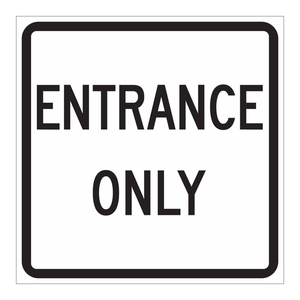 Panneau de signalisation pliable Brady 18x18 pouces pour entrée directionnelle intérieure/extérieure, idéal pour la circulation routière - Product Image 2