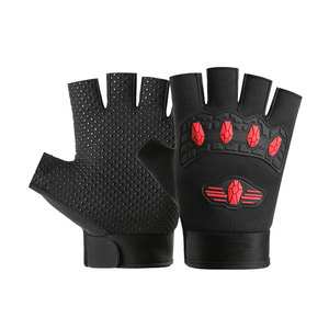 <b>Half</b> Finger Gym Workout Gloves Weightlifting Fitness Training Gloves Shock Absorption Anti <b>Slip</b> Grip OEM - Product Image 1