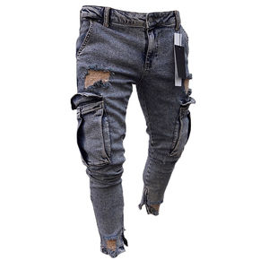 Pantalones Vaqueros Rectos para Hombre a Precio Bajo, Talla Grande, Estilo Casual Urbano, Tejido de Punto Suave, Cómodo y Transpirable, a la Moda - Product Image 1