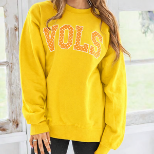 Women Long Front Logo Oversized Mockneck Fleece Sweatshirt Casual <b>Winter</b> Loose Pullover <b>Top</b> - Product Image 2