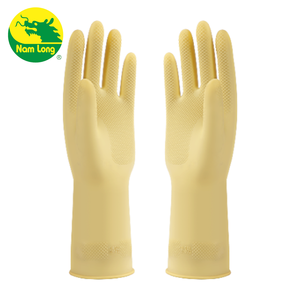 ถุงมือยางแบบยาวของเวียดนามยางลาเท็กซ์ธรรมชาติทนทาน - Product Image 5