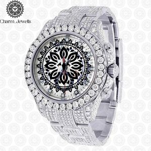 Charm_Jewells Luxury Women Stainless Steel <b>Watch</b> 38mm Analog Quartz Sapphire Crystal <b>Diamond</b> Band Fashion - Product Image 1