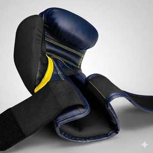 Guantes de Combate Hechos a Medida de Alta Calidad, de Cuero Vacuno, con Cierre de Gancho y Bucle para Soporte de Muñeca, para Entrenamiento de Muay Thai y Kick Boxing - Product Image 2