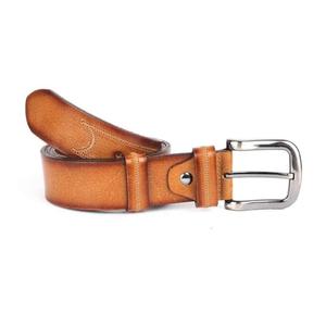Cinturones de Cuero Más Vendidos para Regalo, Cinturón de Alta Calidad para Hombre con Hebilla de Latón, Impresión de Logotipo Personalizado, Cinturones Modernos para Hombre - Product Image 3