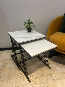 Modern Metal Top <b>Coffee</b> <b>Table</b> with Brass Frame Custom Color Contemporary Living Room Furniture Decorative Home Accent Piece - Product Image 4