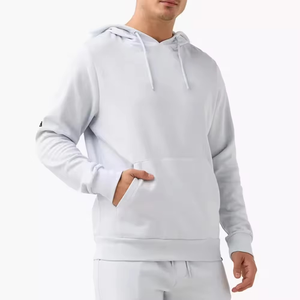 Ensemble short et sweat-shirt décontracté pour homme, couleur unie, sweat-shirt oversize épais et short assorti - Product Image 6
