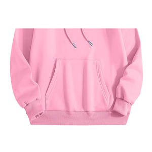 Sudadera de invierno personalizada para mujer, 100% algodón, forro polar, estilo vestido, holgada, transpirable, resistente al viento, con diseño en relieve - Product Image 3