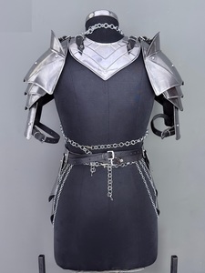 Armadura de Caballero Medieval Hecha a Mano, Conjunto de Acero Plateado, Disfraz de Cosplay, Acero Inoxidable, Cuerpo Completo, Estilo Antiguo Moderno - Product Image 2