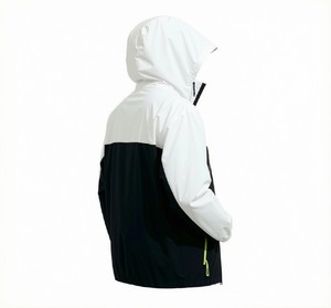 Chaqueta cortavientos estilo Contras con cremallera completa para hombre, personalizada, precio bajo, venta al por mayor directa de fábrica, chaqueta cortavientos unisex - Product Image 3