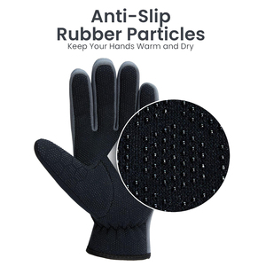 Guantes de Buceo de Alta Elasticidad de 3 mm con Costuras Cosidas a la Vista y Aislamiento para Exploración en Aguas Profundas y Natación en Agua Fría - Product Image 2