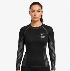 Camiseta de Protección Solar Premium para Mujer, Hecha con Tela Elástica Suave, de Secado Rápido, Cómoda y Flexible para Natación y Surf - Product Image 5