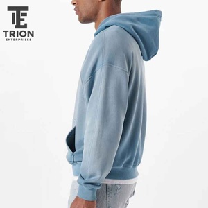 เสื้อฮู้ดดี้ทรงโอเวอร์ไซส์แบบย้อมสีเอซิดวินเทจ เสื้อฮู้ดดี้แบบย้อมสีมิเนอรัลวินเทจสำหรับผู้ใหญ่ - Product Image 3