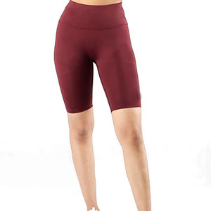 Shorts Deportivos Casuales para Mujer, Hechos a Medida, con Cintura Elástica, Logotipo Personalizado, Secado Rápido, Transpirables, Tela de Spandex/Poliéster para Gimnasio y Yoga - Product Image 1