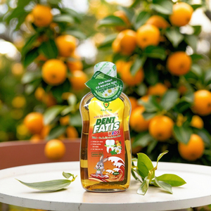 Natural Orange Flavored Kids Mouthwash Anti-Cavity Whitening Teeth Gum Care with Fresh <b>Breath</b> Gentle Safe Oral Hygiene OEM - Product Image 6