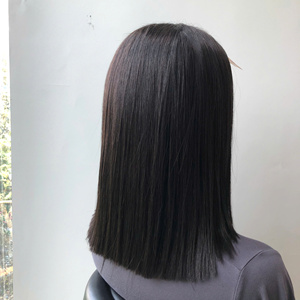 Prix de gros Perruque de cheveux humains de très haute qualité, couleur noire naturelle, bon prix pour les humains vietnamiens - Product Image 1