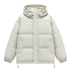 Vestes matelassées personnalisées Getro Sports avec fermeture éclair sur le devant pour hommes, mode d'hiver, légères, rembourrées en polyester, à capuche, coupe-vent - Product Image 6