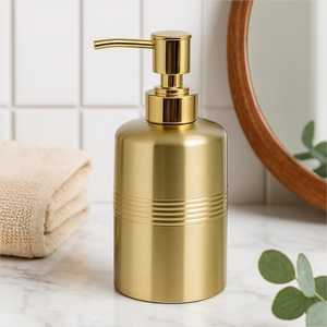 Distributeur de savon de luxe, ensemble de salle de bain, décoration intérieure moderne pour la maison, l'hôtel, lavabo, présentoir de comptoir - Product Image 6