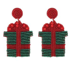 Offre Spéciale mode broderie boucles d'oreilles bohème à la main perle de rocaille méduse gland perlé broderie boucles d'oreilles pour les femmes - Product Image 1