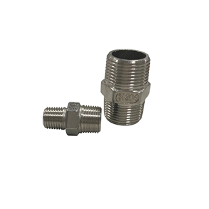 Conector Hexagonal de Acero Inoxidable de Alta Calidad, Marca Chico, Superficie Lisa Plateada, Accesorio de Tubería Industrial con Logotipo Personalizado - Product Image 5