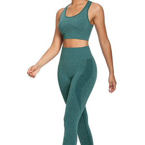 Service OEM, Vêtements d'entraînement, Ensemble de yoga pour femmes de haute qualité, Nouveau design, Prix bas, Meilleures ventes, Ensemble de yoga respirant pour femmes - Product Image 3