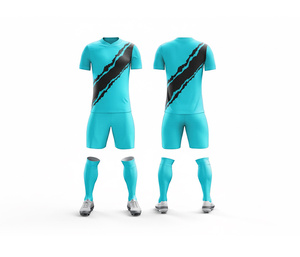 12. Conjunto de Camiseta y Pantalones Cortos de Fútbol de Alto Rendimiento |   Tallas para Hombres, Mujeres y Jóvenes |   Ropa Deportiva Ligera de Secado Rápido para Entrenamiento - Product Image 4